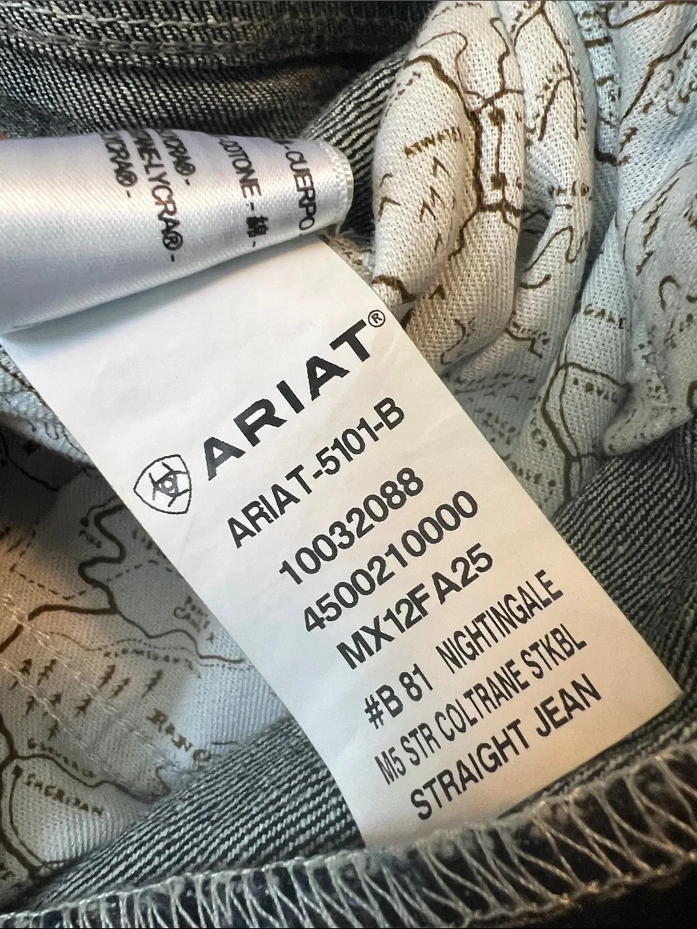 Ariat Men’s Dark Indigo Straight Jeans